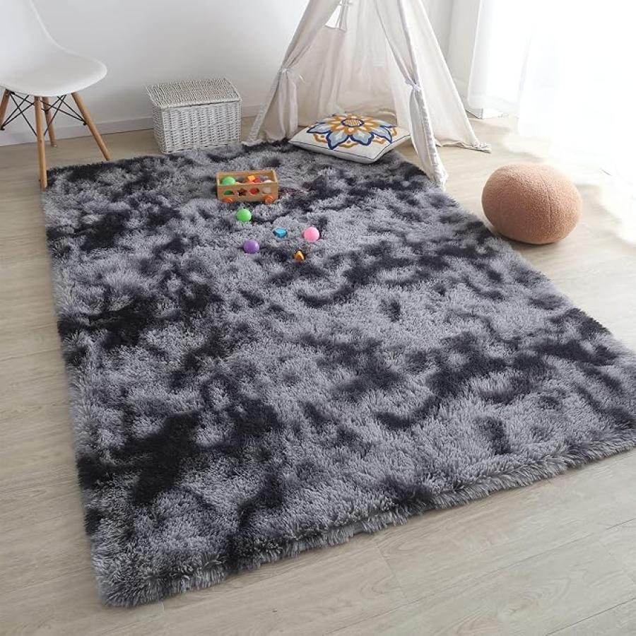 Alfombra matizada gris 